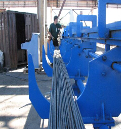 【三級鋼調直機】操作,生產